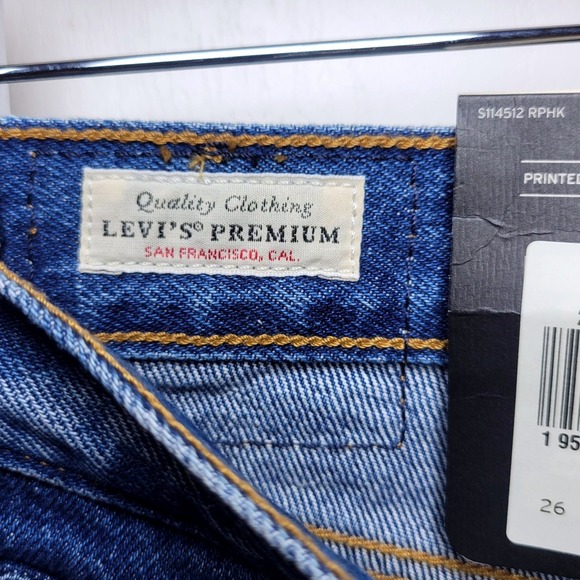 Levi's Premium Wedgie Jeans Size 26 NWT - Picture 7 of 11